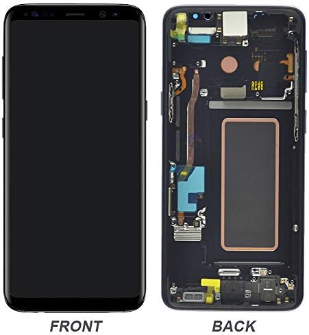 Дисплей капацитивен Сензорен екран (AMOLED) с цифров преобразувател в събирането на рамка за Samsung Galaxy S9 (5,8 инча) на Всички модели (отключен) (за ремонт телефон) (Полночны