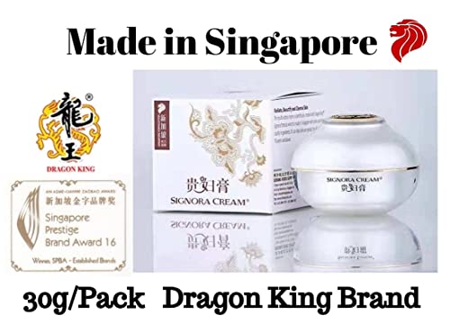 3 Опаковки по 10 г крем за красота Dragon King марка Noble Lady Signora, сингапур производство, за подмладяване на кожата, почистване на лицето от белези, акне, бръчки, слънчеви пет?