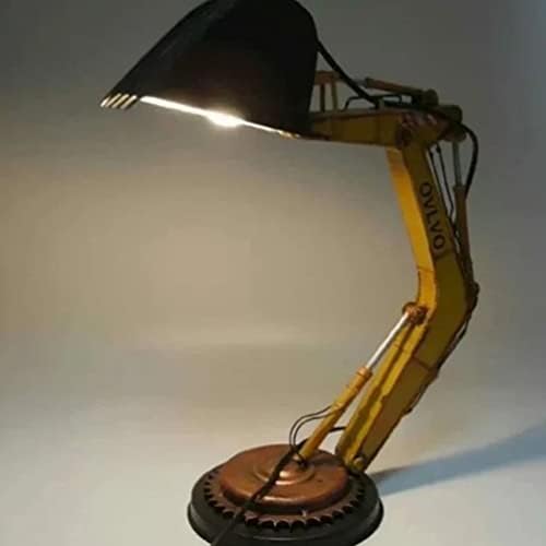 Настолна Лампа OSALADI: Настолна Лампа с Роботизирана ръка Багер, Уникален лека нощ Багер, Промишлен лека нощ за Спалня Момчета