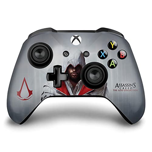 Дизайн на своята практика за главата Официално Лицензиран Assassin ' s Creed Master Убиец Ezio Auditore Brotherhood Графична Vinyl Стикер Детска Стикер на кожата, която е Съвместима с конзо