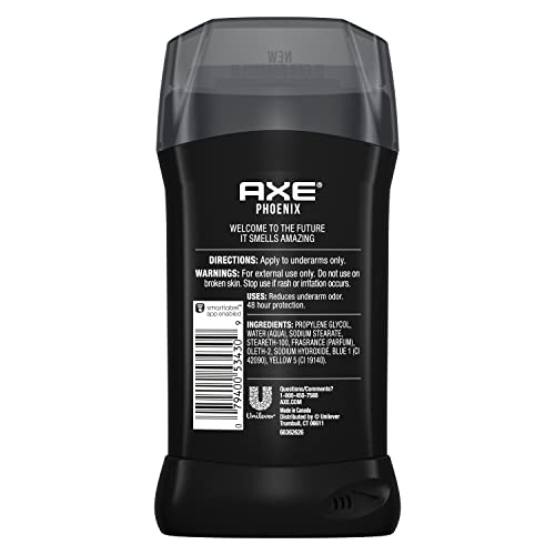 Дезодорант-Стик Двойно действие AXE За Дълготрайна защита от миризмата, Мъжки Дезодорант Phoenix с Мента и