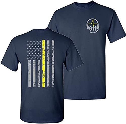 Дизайн на тениска Patriot Apparel Thin Yellow Line 911 Dispatcher T-Shirt