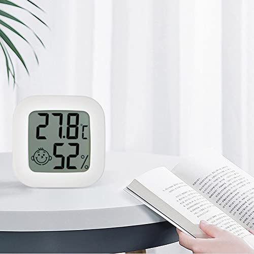 ATOZS 6 бр. Мини Цифров Термометър за стая, Влагомер, Измерване на Влажността в Помещението, LCD Дисплей, Сензор за Температура,