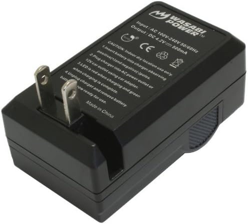 Батерия Wasabi Power (2 комплекта) и зарядно за Pentax D-LI50, D-L150, K10D, K20D