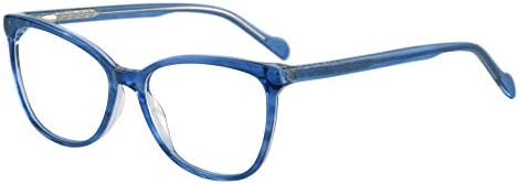 Дамски очила с филтри Blue Ray от MEDOLONG, Подобряване на Съня, Сменяеми Лещи, Рамки за очила компютър-ANB649 (C3, антисиняя