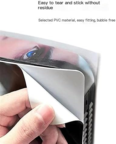 FXCON Аниме за PS5 Дигиталното издание на Кожата за конзоли и контролери Vinyl Стикер Здрава, устойчива на надраскване, съвместим за P-S5 40287 Без мехурчета