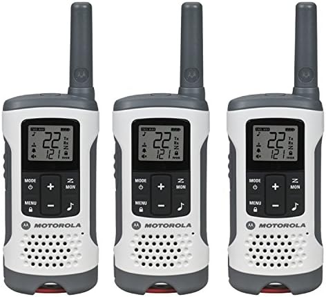 Радио Motorola T260TP Talkabout, 3 комплекта и двустранни радиостанции Motorola Talkabout T800, 2 комплекта, черен / син