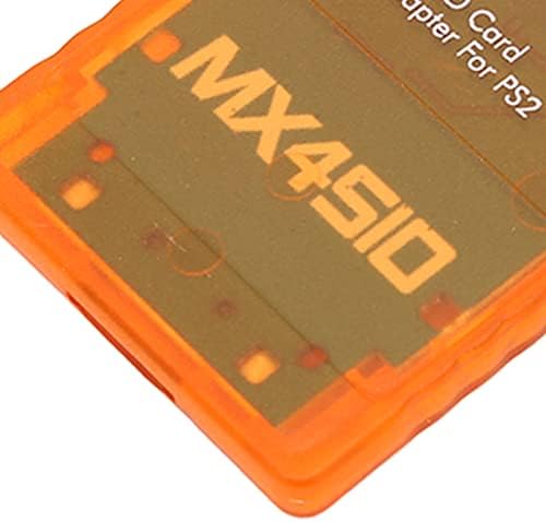 Адаптер за четене на карти Zunate PS2 MX4SIO SIO2SD, Стабилна Подмяна на Адаптер MX4SIO TF карти ръчен труд за PS2 (в оранжево)