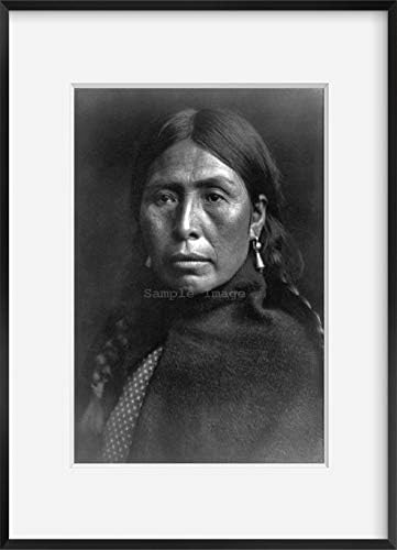 БЕЗКРАЙНИ СНИМКИ Снимка: Тип Лумми, Индийката, Основната американец, c1899, Картина на Едуард С. Кертиса