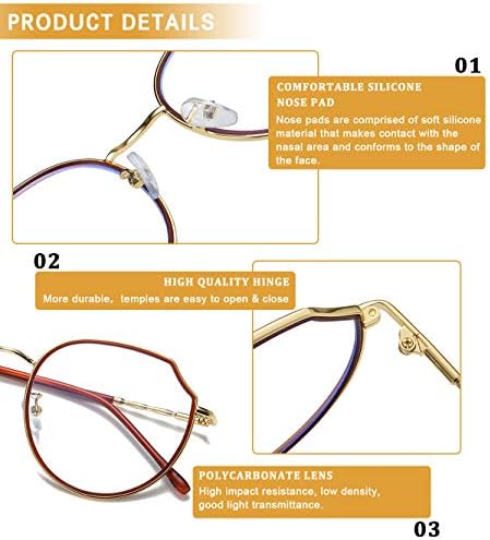 DUCO Blue Light Очила За Жени, Компютърни Очила, Блокер Сини Лъчи, на слънчеви Очила За Мъже, Дамски Модни Очила W014