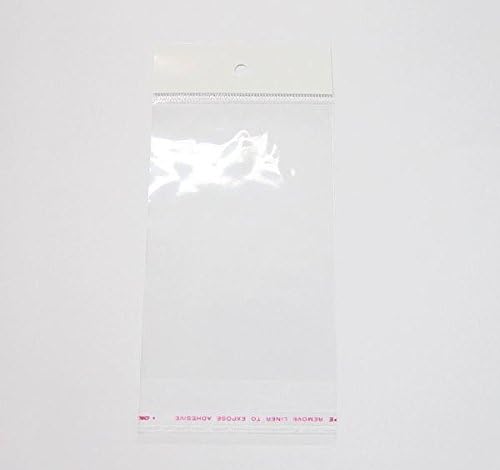 Дръж 2 500шт Самоклеящийся Прозрачен Целофан Плик 6x5,5 см, с Отвор За Чанти/Виолончело Продавач От САЩ с Бърза Доставка