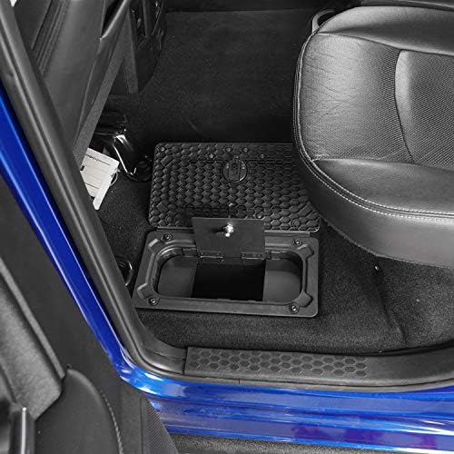 u-Box RAM Кутия За Съхранение с Фиксиране на Пода на Задната седалка, Защитно покритие за Пикапи, Dodge Ram 1500/2500/3500 2009-2018