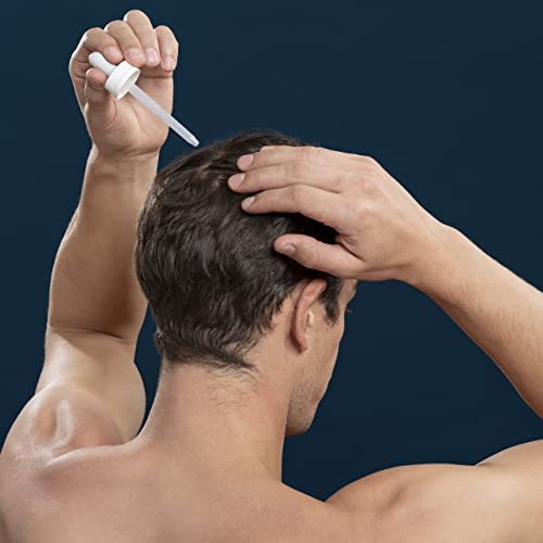 Лек косопад Roman Миноксидил за мъже | 5% Разтвор на Миноксидил за локално приложение при Загуба и истончении коса | Без миризма | Запас на 1 месец