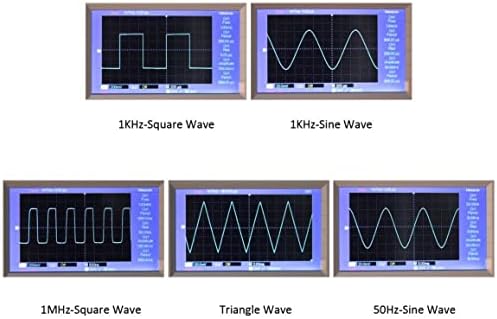 Naisicore Генератор на сигнали САМ Kit, XR2206 машина за висока точност на Функционален Генератор на сигнали с Прозрачен Корпус, Регулируема Амплитуда честота, Синусоидалн?