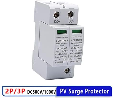 Защита от пренапрежение ONECM PV 2P 500VDC 3P 1000VDC Битово устройство SPD Домакински ключа Система за комбиниране на слънчевата енергия Скоростна Лазерна маркировка (Цвят: 2P, ?