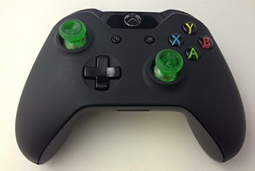 Gametown аналогов джойстик джойстик за палеца за игрален контролер на Microsoft Xbox One, 2 бр., прозрачен зелен