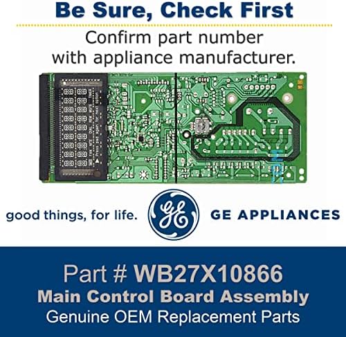 GE WB27X10866 Истински OEM Централен Блок за управление в Събирането за микровълнова печка GE