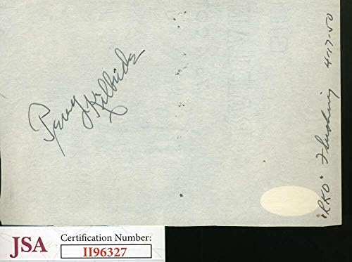 Пърси Килбрайд Ma Pa Kettle JSA Coa Подписа Автограф На страницата на албума 1950 г.
