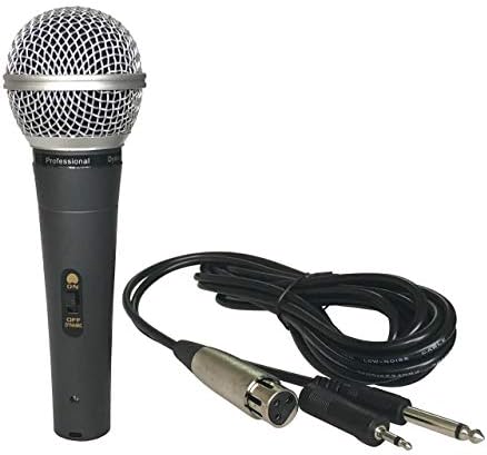 ABO Gear Динамичен Микрофон за Караоке Микрофон Ръчен Микрофон Професионален Динамичен Ръчен Микрофон с Подвижна