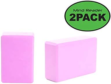 Блок за йога Mind Reader (комплект от 2) Блокове от пеноматериала EVA висока плътност с не-хлъзгава повърхност за практикуване