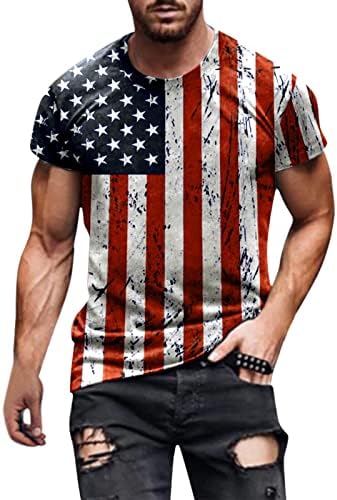 MIASHUI Мъжки Ежедневни Тениски С Къс Ръкав и 3D Независим Деколте и Свободни Ежедневни Кръгли Блузи, Риза С Дълъг Ръкав за Мъже