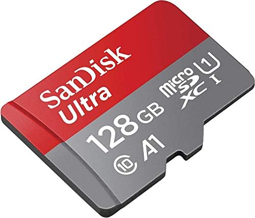 Карта памет SanDisk 128GB Ultra microSD Работи със смартфони на Motorola Moto G13, Moto G13, Moto G23 (SDSQUAB-128G-GN6MN)