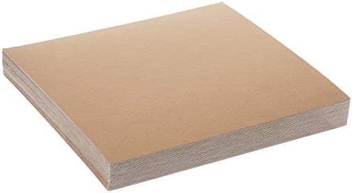 GRAFIX Medium Weight 12 x 12 см, Бяла опаковка от 25 Бескислотных листа ПДЧ 0,05 инча, За създаване на Насипни