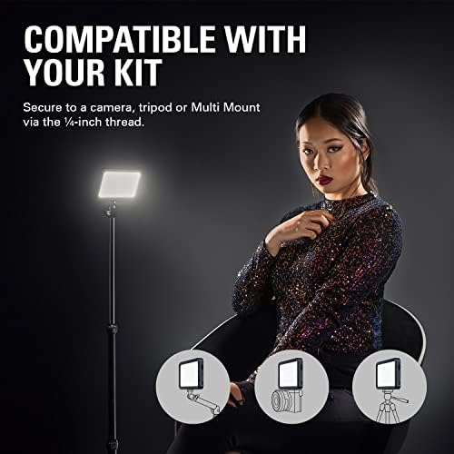 Elgato Portable Осветление Пакет - Преносим led панел с регулируем стена за фото - и видеостудий, стрийминг на живо,