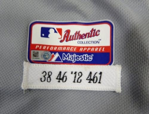 2012 Детройт Тайгърс Мат Йънг 38, Издаден в Сивата жилетка 46 926 - Използваните в игрите на тениски, MLB