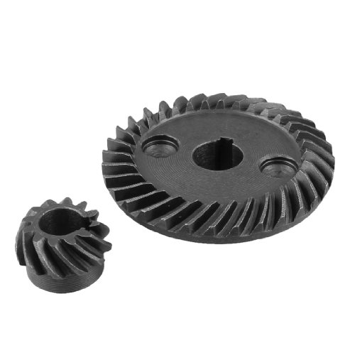 Комплект метални Спирала, Конусни зъбни колела uxcell за ъглошлайф 9523