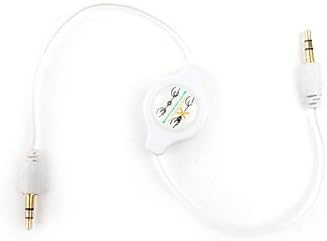 eTECH Collection 3 серии выдвижного помощен кабел 3.5 мм - AUX аудио кабел от 3,5 мм до 3,5 мм - за Apple iPhone 6 Плюс 5 / 5C / 5 / 4S / 4, iPod Touch 5-то поколение, Nano, iPad Air 2, Mini 2/3, Samsung Galaxy S3 S4 S5 Note 2/3/4 - Mot