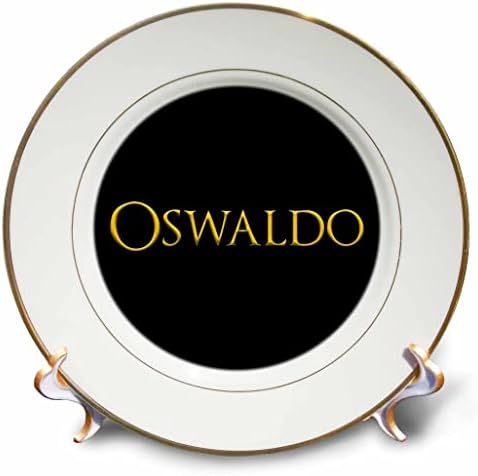 3дРоуз Освальдо най-Популярното име за момче в САЩ. Жълти на черни ключодържатели (cp-376108-1)