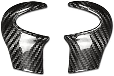 Нови капачки, дръжки за смяна на предавките от въглеродни влакна, Съвместим с Mini Countryman 2010-2015 (черен)