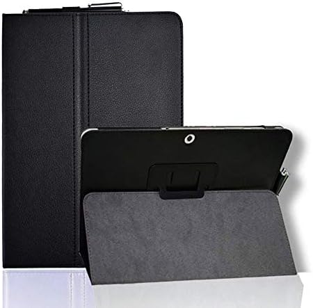 Калъф-за награда AFesar за Samsung Galaxy Tab 2, 10.1-инчов калъф за таблет, кожен калъф със сгъваща се стойка за Samsung Модел GT-P5110 P5100 P5113, Защитен калъф, имат чанта (черна)