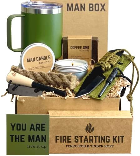 Мъжки кутия, Подарък кутия за мъже, Подаръци за рожден ден за мъже, Мъжки Подарък кошница, Идеи за подаръци комплекти,