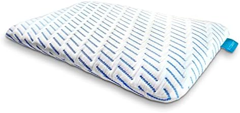 Възглавница за спане по корем BLISSBURY | Плат от ледена прежди | Тънка 2,6-Инчов възглавници от пяна с памет