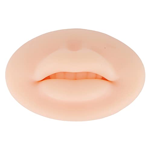 Истински на Пипане Меки Полупостоянные 3D Силиконови устни с Фалшификат за обучение на устни Ухо на Езика на Очите Устата