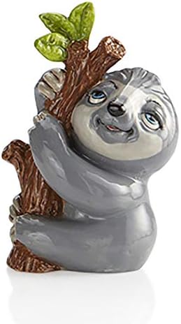New Hampshire Craftworks Сладък ленивец - начертайте своя собствен очарователен керамични сувенири за спомен