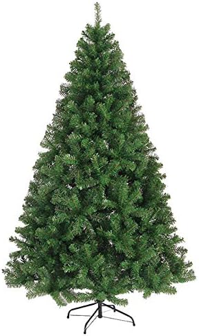Изкуствена Коледна Елха от PVC DULPLAY, Украсени със Зеленина Дървета с Автоматично Разпределение, навесная Метална