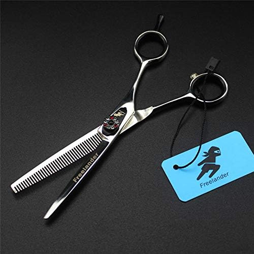Фризьорски салон Филировочные ножици 6,0-Цолови Ножици с Обратен Зъб От Неръждаема Стомана За Подстригване на коса
