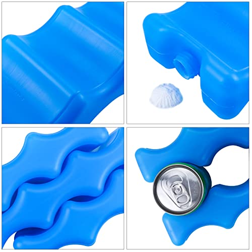Tecmisse 5 Опаковки Сини Многократно пакети с лед за съхраняване на кърма, Пакети с лед от бутилки за Кърмещи майки