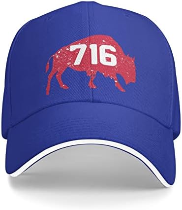 716 Код на град Бъфало, Ню Йорк, Bflo Wny, бейзболна шапка Унисекс, Регулируема Размер, Поддържаща Шапка, Шапка