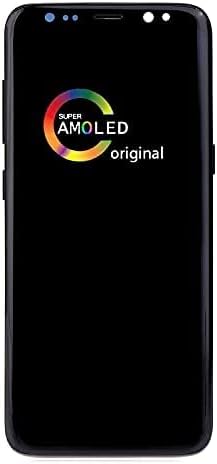 Amoled LCD дисплей за Samsung Galaxy S8 Plus + G955 Дигитайзер Сензорен Екран В Събирането на Подмяна на LCD дисплея G955A G955F G955P G955R4 T U V W 6,2 инча от BITANR (черен)