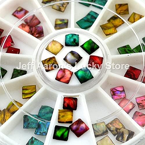 60ШТ 3D Блестящи Кристали във формата на Миди, за Декорация на нокти, Аксесоари за Красота Нокти, Бижута, скъпоценни камъни - (Цвят: Каплевидная форма)