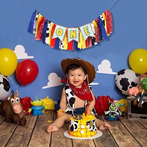 Знамето на 1-ия рожден ден на История на играчките - Банер на столче за хранене на 1-ия рожден ден на История на играчките,