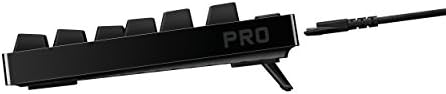 Ръчна Детска Клавиатура Logitech G Pro, клавиши с подсветка 16,8 Милиона цвята RGB, Ултрапортативен дизайн, Сменяем кабел Micro USB