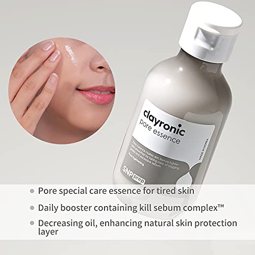 SNP Подготовка Clayronic Pore Essence 110 мл Корея копър за грижа за кожата на лицето, за намаляване на размера на