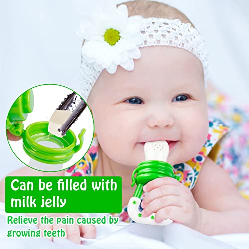 Пиенето на детска храна /dummy за плодове (2 опаковки) - HAOBAOBEI, играчка за никнене на млечни зъби, експанзионистична