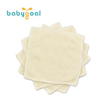 babygoal за Многократна употреба Бамбукови Бебешки Кърпи, Миещи Кърпички За Лице От Слюнявого Кърпи Малък Размер, 12 Опаковки Филтър Салфетки 12bw01f