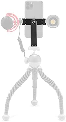 Закопчалка за телефон JOBY GripTight 360, Компактно и здраво закрепване за смартфон с резба 1/4-20 и двойна стена за